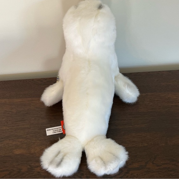 Adventure Planet Buttersoft Collection White Harp Seal Pup Stuffed Animal Plush - Picture 5 of 5